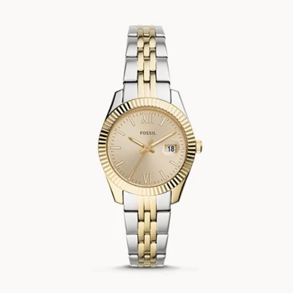 Fossil Multi-tone Gold watch